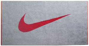 NIKE Stealth/Sport Red Sport Towel 100% Cotton