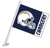 NFL San Diego Chargers 2-Sided 11" x 14" Car Flag