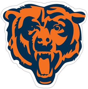 NFL Chicago Bears Auto Diecut Window Film