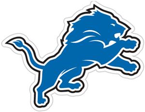 NFL Detroit Lions Auto Diecut Window Film