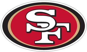 NFL San Francisco 49ers Auto Diecut Window Film