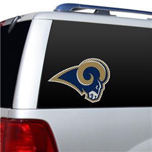 NFL St. Louis Rams Auto Diecut Window Film