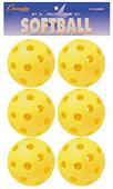 Champion Sports Plastic Yellow Softballs Champion Sports Plastic Yellow Softballs