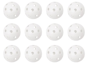 Champion Sports White Plastic Softballs (DOZEN)