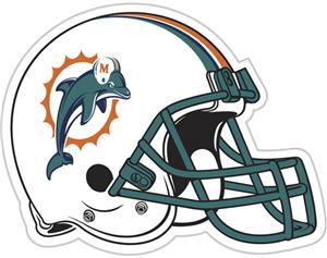 NFL Miami Dolphins 12" Die Cut Car Magnet