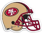 NFL San Francisco 49ers 12" Die Cut Car Magnet NFL San Francisco 49ers 12" Die Cut Car Magnet