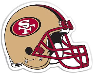 NFL San Francisco 49ers 12" Die Cut Car Magnet