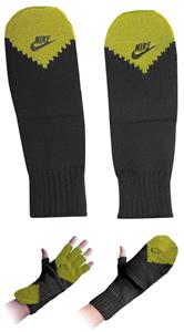 NIKE Metro Series Fingerless Glove/Mitten Green