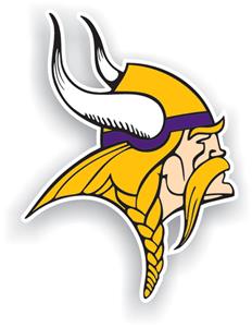NFL Minnesota Vikings Logo 12" Die Cut Car Magnet