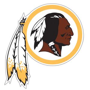 NFL Washington Redskin Logo 12" Die Cut Car Magnet
