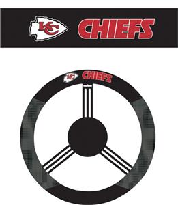 NFL Kansas City Chiefs Steering Wheel Cover