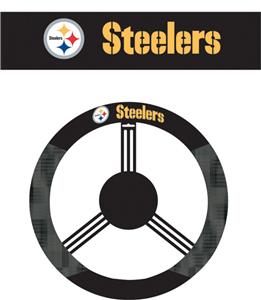 NFL Pittsburgh Steelers Steering Wheel Cover