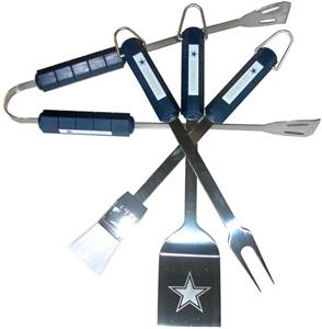 NFL Dallas Cowboys 4 Piece BBQ Grilling Set