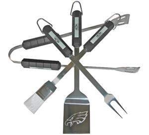 NFL Philadelphia Eagles 4 Piece BBQ Grilling Set