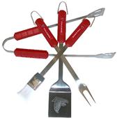 NFL Atlanta Falcons 4 Piece BBQ Grilling Set NFL Atlanta Falcons 4 Piece BBQ Grilling Set