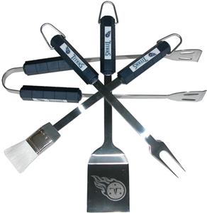 NFL Tennessee Titans 4 Piece BBQ Grilling Set