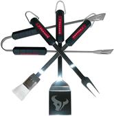 NFL Houston Texans 4 Piece BBQ Grilling Set