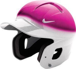 NIKE Show 2 Tone PINK/WHITE Batting Helmet