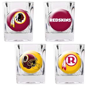 NFL Washington Redskins 4 Piece Shot Glass Set