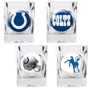 NFL Indianapolis Colts 4 Piece Shot Glass Set