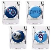 NFL Tennessee Titans 4 Piece Shot Glass Set