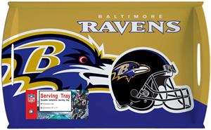 NFL Baltimore Ravens 11" x 18" Serving Tray