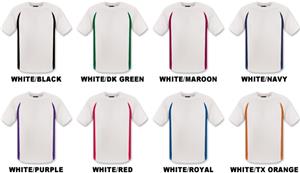 Adult SS White Body Cool-Tek T-Shirts