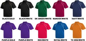 Men's SS Dual Line Cool-Tek Polo Shirts