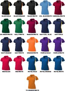 Ladies SS Color Body Cool-Tek Polo Shirts