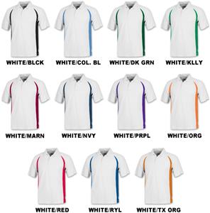 Men's SS White Body Cool-Tek Polo Shirts