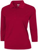 Baw Ladies 3/4 Sleeve Xtreme-Tek Polo Shirts Baw Ladies 3/4 Sleeve Xtreme-Tek Polo Shirts