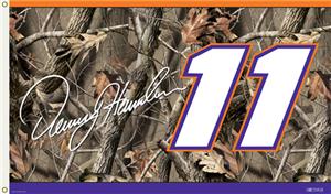 NASCAR Denny Hamlin Realtree Camo 2-Sided Flag