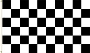 NASCAR Plain Checkered 1-Sided 3' x 5' Flag