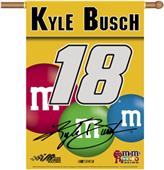NASCAR Kyle Busch #18 2-Sided 28" x 40" Banner
