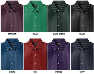 Men's LS Hi-Density Gingham Woven Shirts