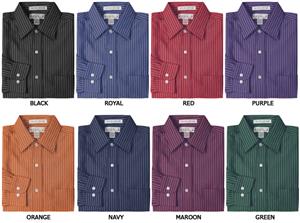 Men's LS Herringbone Gingham Woven Shirts