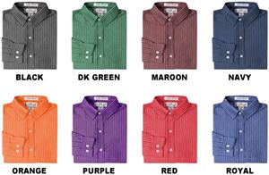 Ladies LS Herringbone Gingham Woven Shirts