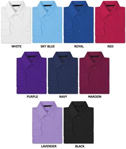 Men's LS Easy Care Rainbow Woven Shirts