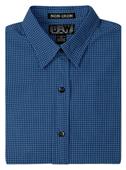 Baw Ladies LS Mini Plaid Gingham Woven Shirts Baw Ladies LS Mini Plaid Gingham Woven Shirts