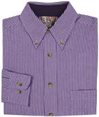 Baw Men's LS Classic Stripe Gingham Woven Shirts