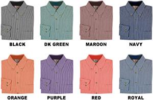Men's LS Classic Stripe Gingham Woven Shirts