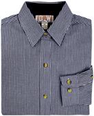 Baw Ladies LS Classic Stripe Gingham Woven Shirts