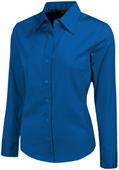 Baw Ladies Long Sleeve Color Brite Woven Blouses Baw Ladies Long Sleeve Color Brite Woven Blouses