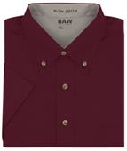 Baw Youth Short Sleeve Easy Care Twill Woven Shirt Baw Youth Short Sleeve Easy Care Twill Woven Shirt