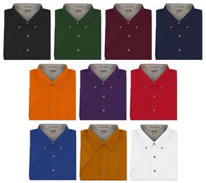 Youth SS Easy Care Twill Woven Shirts