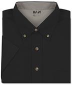 Baw Men's Short Sleeve Twill Woven Shirts Baw Men's Short Sleeve Twill Woven Shirts