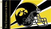 COLLEGIATE Iowa Hawkeyes Helmet 3' x 5' Flag COLLEGIATE Iowa Hawkeyes Helmet 3' x 5' Flag
