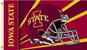 COLLEGIATE Iowa State Cyclones Helmet 3' x 5' Flag