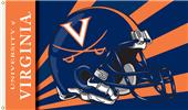 COLLEGIATE Virginia Cavaliers Helmet 3' x 5' Flag
