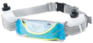 NIKE Grey Lightweight Hydration Belt 2 Bottle